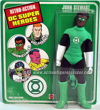 Heroscape Custom Green Lantern John Stewart Dbl Sided Card & Figure w/ Sleeve DC 