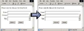 Variable-sized form input